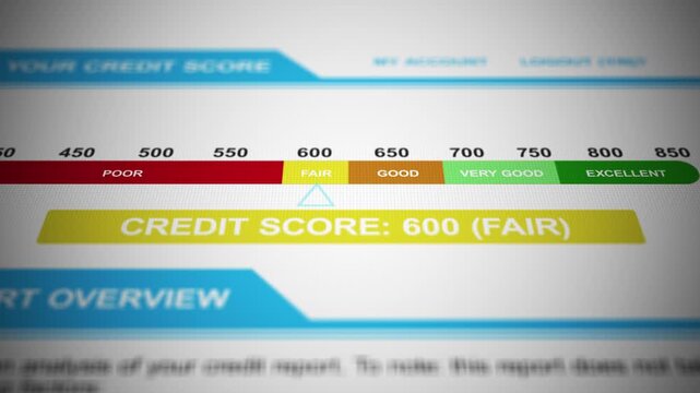 A Generic Credit Score Rating with Fair Credit - 600