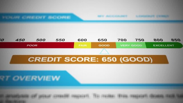 A Generic Credit Score Rating with Good Credit - 650