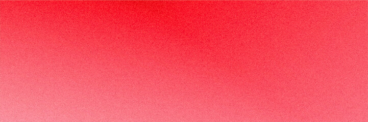 Fototapeta premium Horizontal panoramic gradient. Bright red gradient backdrop with soft grainy texture radiating warmth and energy, perfect for bold designs, sale banners, and eye-catching digital graphics.