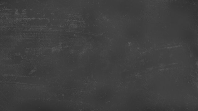 黒板風の背景・テクスチャー　黒板消しで消した後のような使用感のあるグランジ素材　8K UHDサイズ　ダークグレー・ブラック