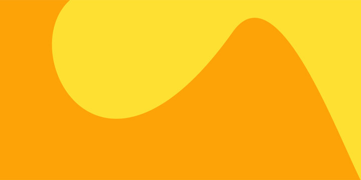 Abstrak Latar Belakang Kuning dengan Vektor Minimal Banner