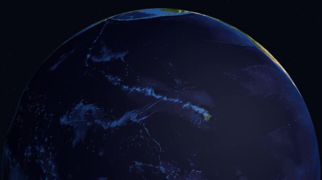 Satellite Zoom from Space to Afghanistan Map with Country Labels