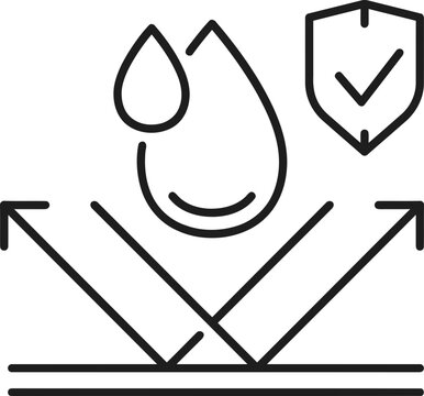 Water Droplet Protection Symbol.