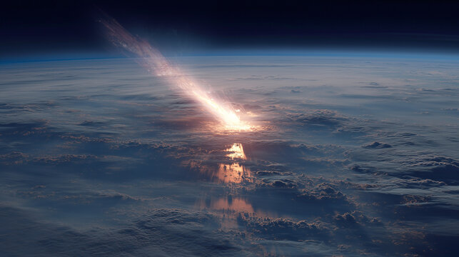 asteroid hitting Earth