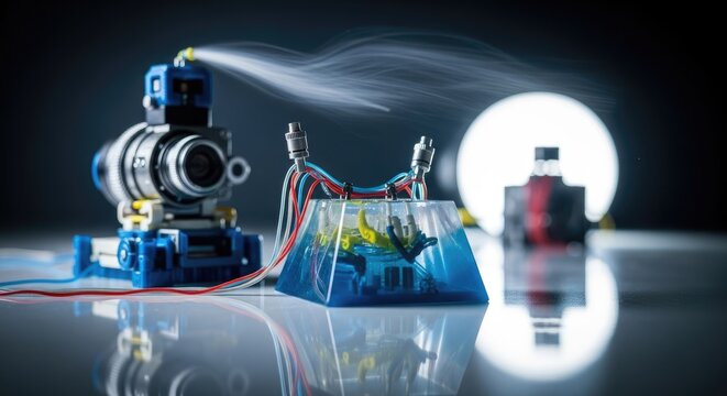 Innovative Technology Demonstration - Microfluidic Device and Sprayer.