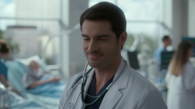 Doctor Holding Stethoscope Close Up