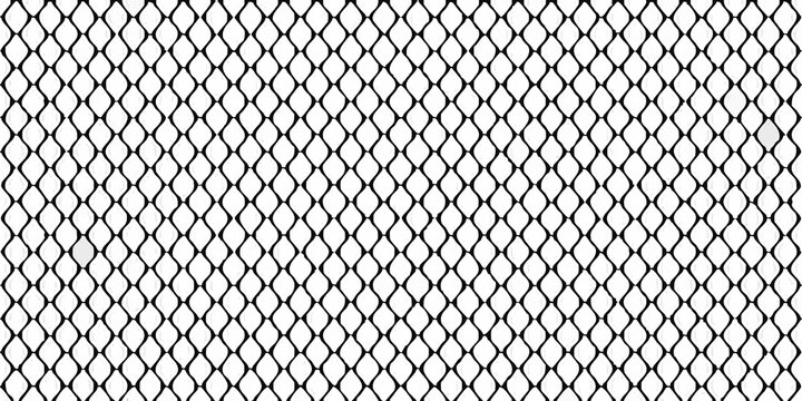 A seamless repeating pattern of black diamond shaped netting