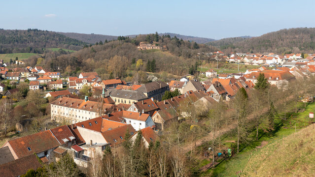 The famous citadel of Bitche in France on March 22th 2026