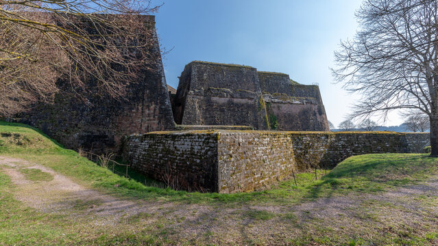 The famous citadel of Bitche in France on March 22th 2026