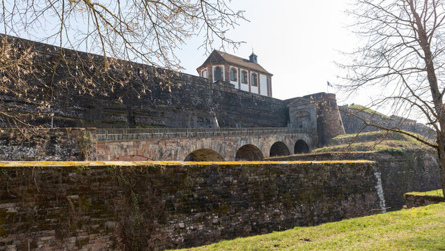 The famous citadel of Bitche in France on March 22th 2026