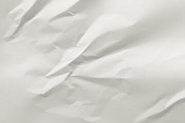 Obraz premium Crumpled white paper texture
