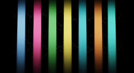 Obraz premium Colorful Vertical Stripes Background Multicolor Pattern HD