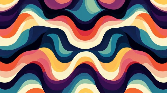 48.Continuous pattern with refined vector shapes, harmonious arrangement, polished modern aesthetic, sharp contours, versatile decorative eps style.