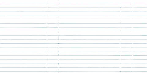 Fototapeta premium A blank page of lined paper with faint horizontal and vertical guides