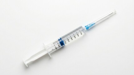 Fototapeta premium Medical Syringe Pointing Upward Like A Rising Business Chart