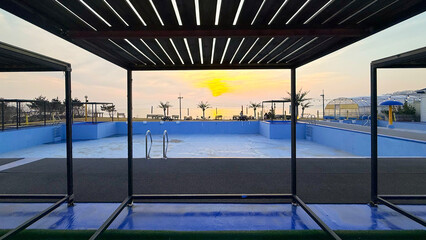 물가, 바다, 대양, 여름, 네이처, 경치, 경관, 여행, 석양, 휴가, 태양, 연안 © BUENO