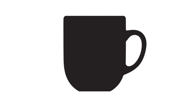 Modern business logo features a black silhouette vector cup with a minimal flame logo and fire symbol d2 171