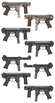 80s Italian Army Submachineguns Models