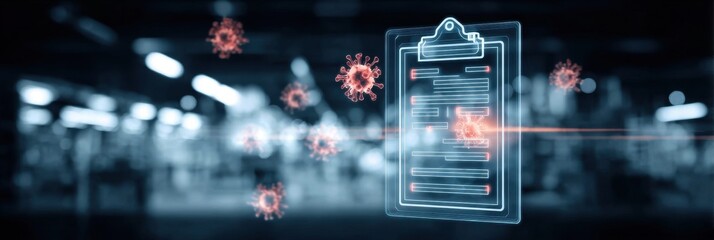 Fototapeta premium A reporting inspection confirms the corporate management plan is following the required strategy and compliance.