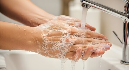 Fototapeta premium washing hands