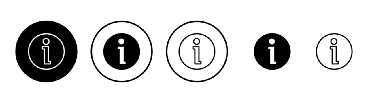 Information sign icon vector. about us sign and symbol. question mark icon