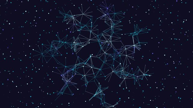 Futuristic 4K quantum-inspired grid with activated links, glowing nodes, and advanced digital connection patterns on a dark background.
