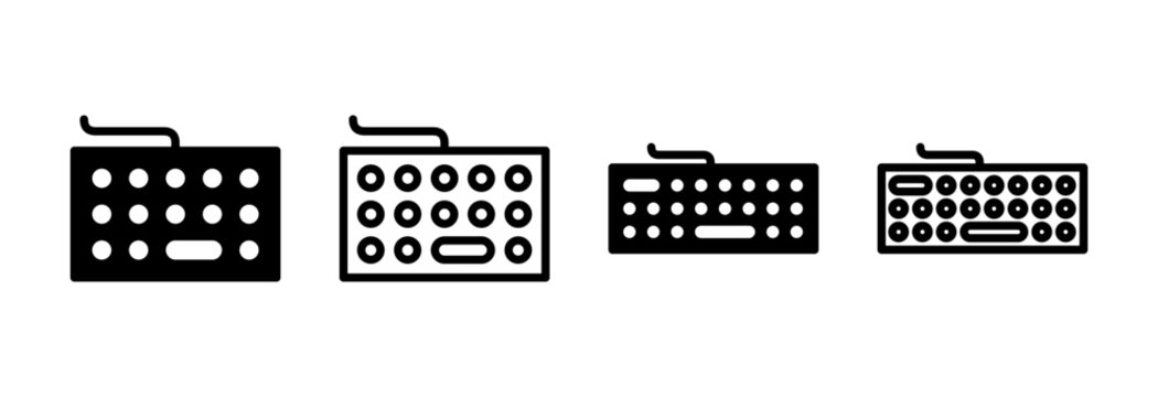 Keyboard icon vector illustration. keyboard sign and symbol
