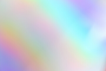 Obraz premium Abstract blur holographic rainbow foil iridescent background