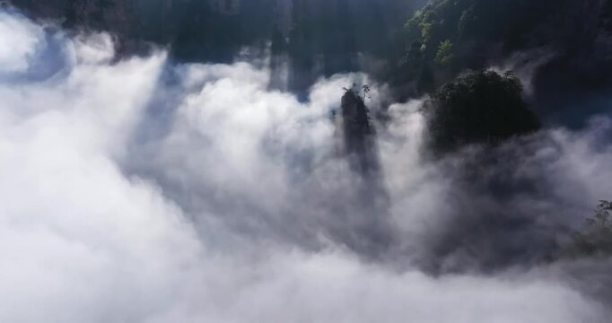 zhangjiajie sea of clouds