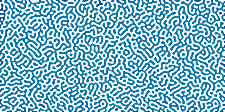 Abstract blue and white pattern resembling organic flowing shapes