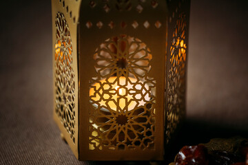 Ramadan Kareem background with copy space