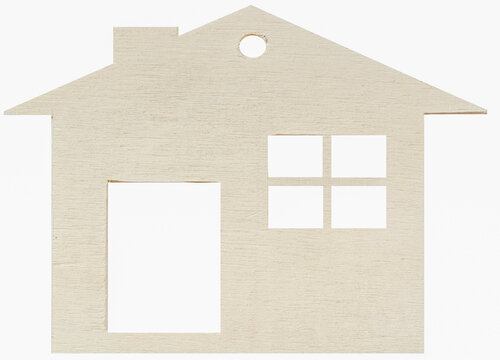 Silhouette de Maison en carton