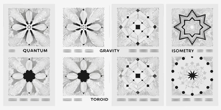 Geometric vector designs with labels quantum gravity isometry and toroidal