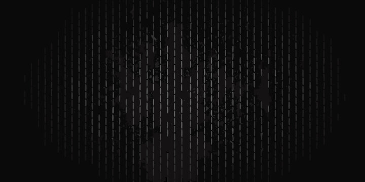 Abstract portrait of a gorilla formed from vertical lines and negative space