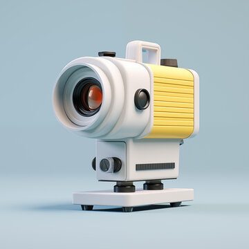 Industrial thermal imaging camera mounted on a tripod stand