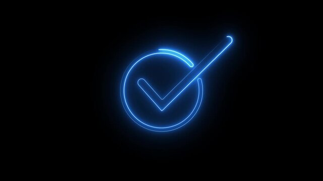 Simple checkbox animation balck background