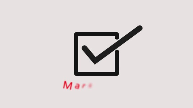 Simple checkbox animation waith background