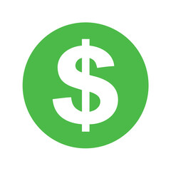 Fototapeta premium dollar sign icon