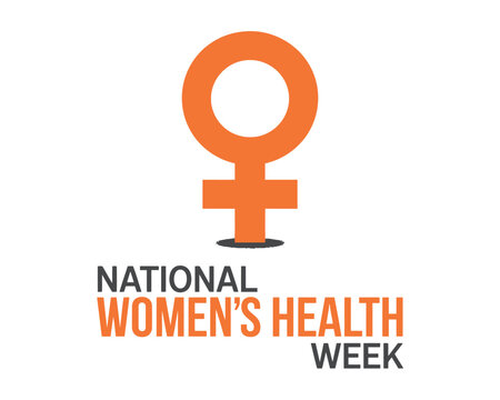 National Women's Health Week logo with female symbol