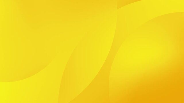 Sunny warm yellow gradient background with soft organic flowing shapes and smooth light transitions. Minimal clean design with bright positive mood, seamless loop animation, perfect for modern digital