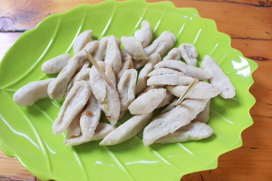 a plate of otak otak