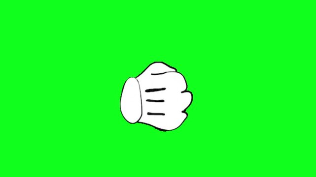 vector illustration of a hand