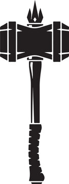 Vector Thor's hammer icon