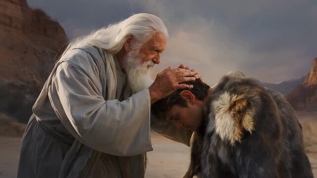Jacob Stole the Blessing Meant for His Older Twin Brother, Esau, by Deceiving Their Blind, Elderly father, Isaac