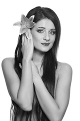 portrait of a beautiful young woman