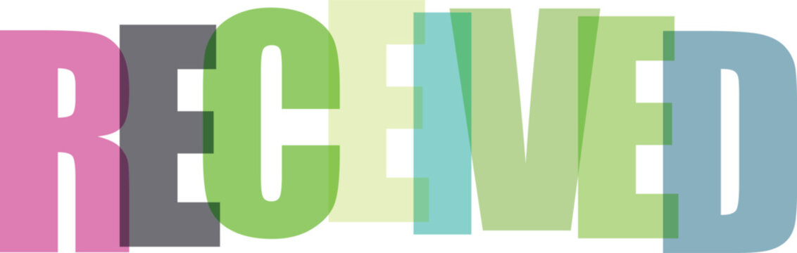 Vibrant multicolor text effect received in bold 3d letters