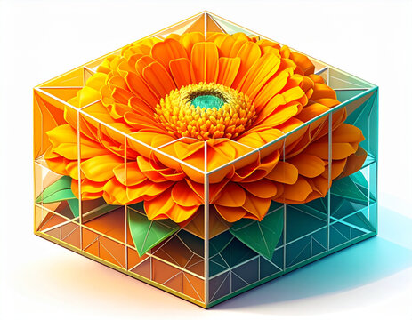Outlandish Marigold Hypercube