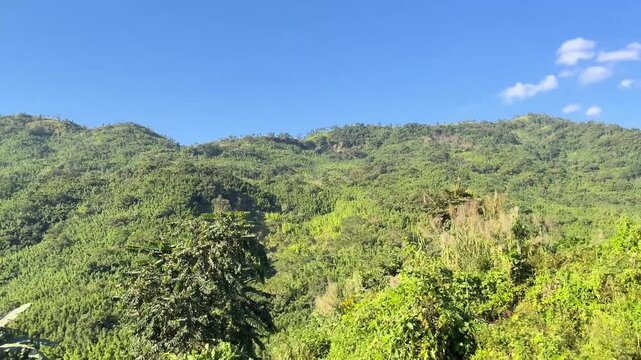 A view from outside the train on the way to Agartala from Haflong.