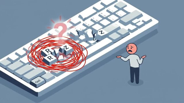 Keyboard shortcut error