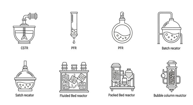Industrial chemical reactors and equipment.